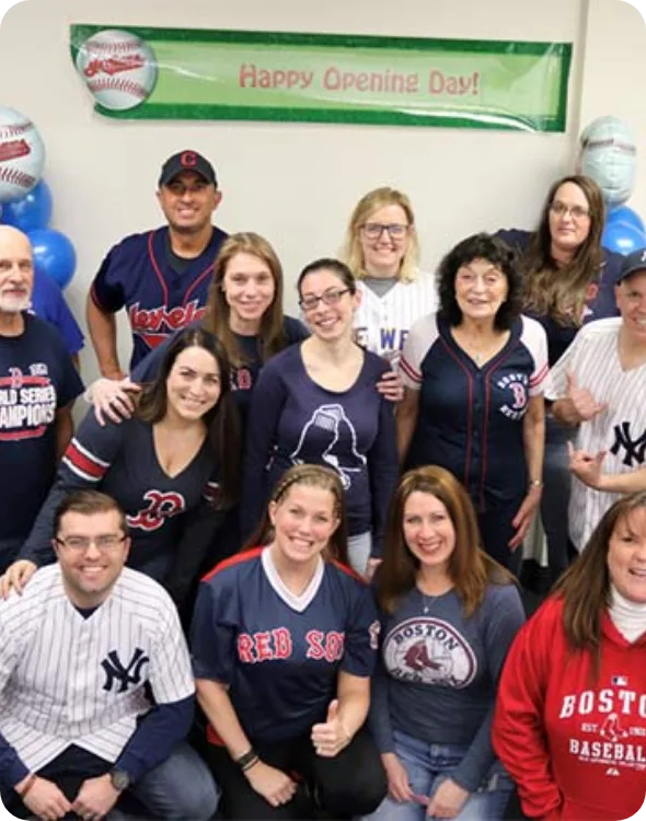 The phia group at red sox opening day