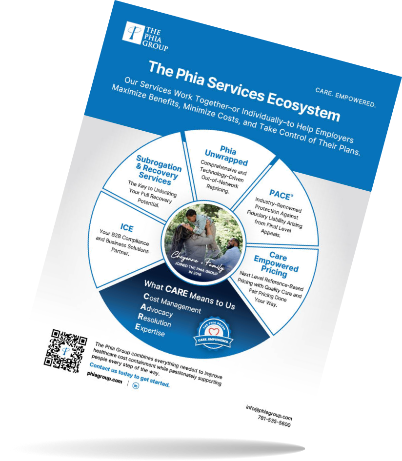 The Phia Services Ecosystem Flyer