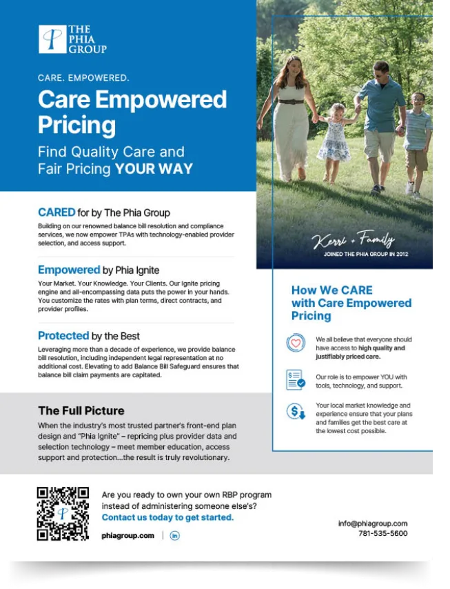 Care Empowered Pricing Flyer